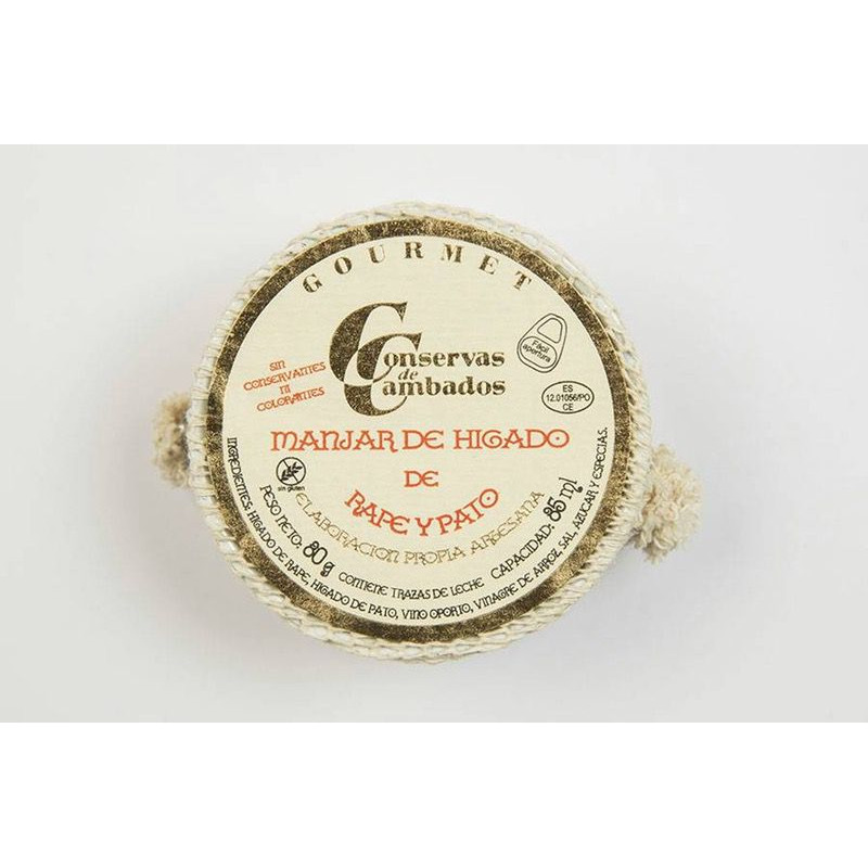 MANJAR DE HÍGADO DE RAPE Y PATO RO-85